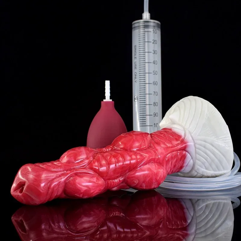 7.5 Inch Ejaculating Knot Dildo Squirting Animal Sex Toy 5 7.5 Inch Ejaculating Knot Dildo Squirting Animal Sex Toy 5