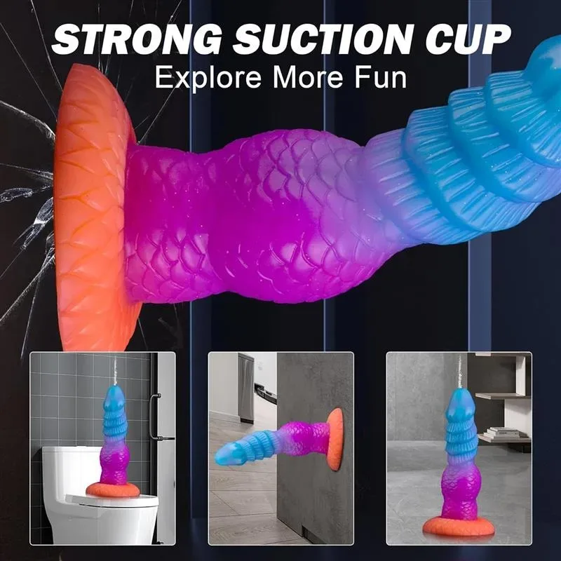 7.5 Inch Fantasy Dragon Knot Dildo Luminous Exotic Sex Toy 5 7.5 Inch Fantasy Dragon Knot Dildo Luminous Exotic Sex Toy 5