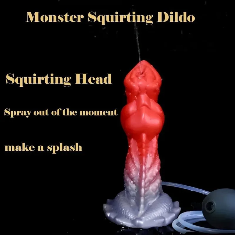 7.5 Inch Fantasy Squirting Dragon Knot Dildo Ejaculating Sex Toy 3 7.5 Inch Fantasy Squirting Dragon Knot Dildo Ejaculating Sex Toy 3