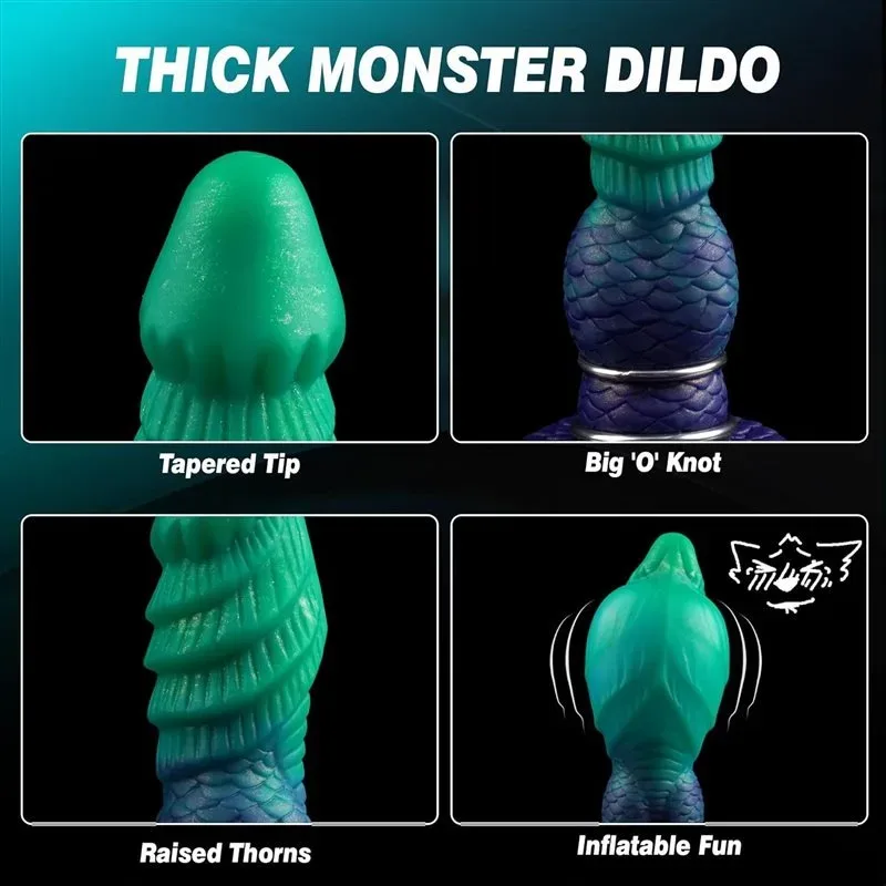 7.5 Inch Inflatable Fantasy Monster Dildo Anal Plug 3 7.5 Inch Inflatable Fantasy Monster Dildo Anal Plug 3