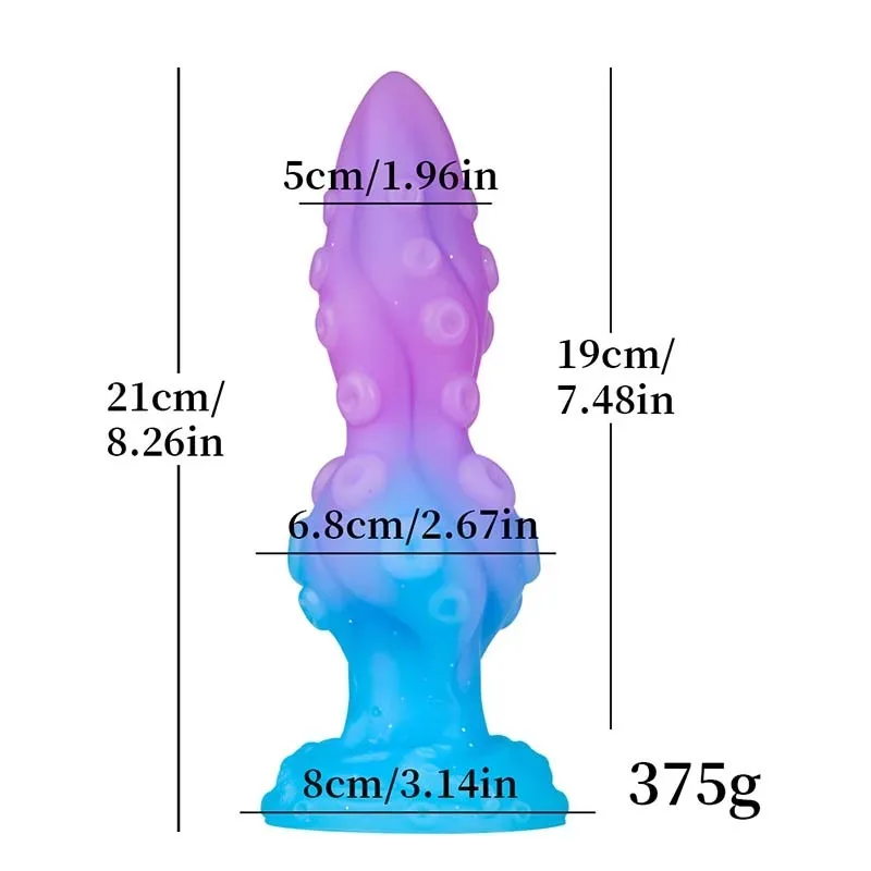 8 Inch Fantasy Knot Tentacle Anal Dildo Butt Plug 1 8 Inch Fantasy Knot Tentacle Anal Dildo Butt Plug 1
