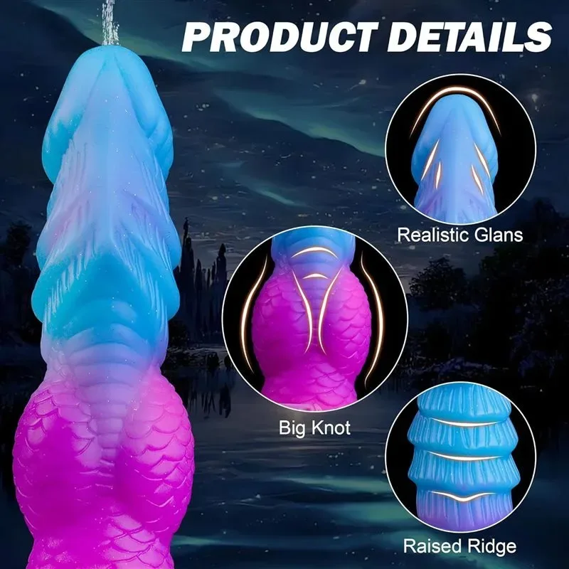 8 Inch Squirting Dragon knot Dildo Fantasy Ejaucating Adult Toy 2 8 Inch Squirting Dragon knot Dildo Fantasy Ejaucating Adult Toy 2