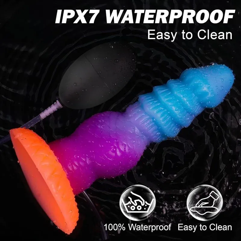 8 Inch Squirting Dragon knot Dildo Fantasy Ejaucating Adult Toy 4 8 Inch Squirting Dragon knot Dildo Fantasy Ejaucating Adult Toy 4