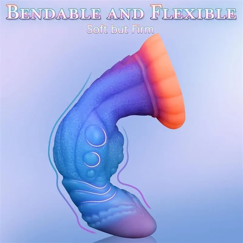 8.5 Inch Fantasy Alien Knot Dildo Luminous Exotic Sex Toy 4 8.5 Inch Fantasy Alien Knot Dildo Luminous Exotic Sex Toy 4