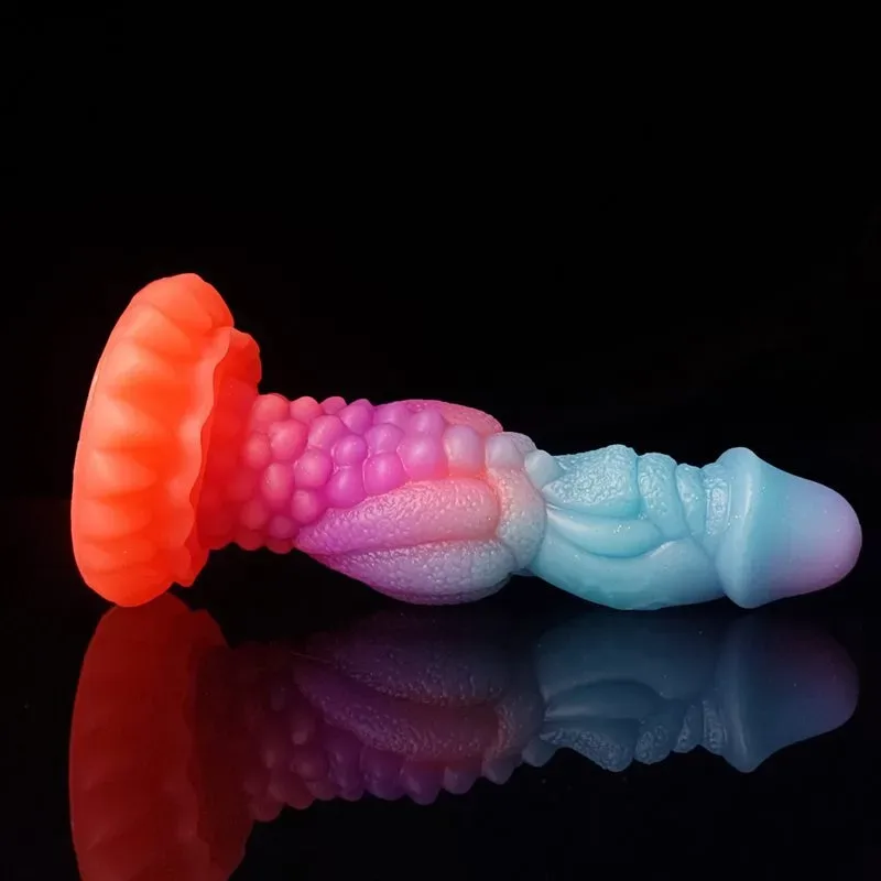 8.5 Inch Glow in the Dark Dragon Knot Dildo Real Feeling Exotic Sex Toy 6 8.5 Inch Glow in the Dark Dragon Knot Dildo Real Feeling Exotic Sex Toy 6