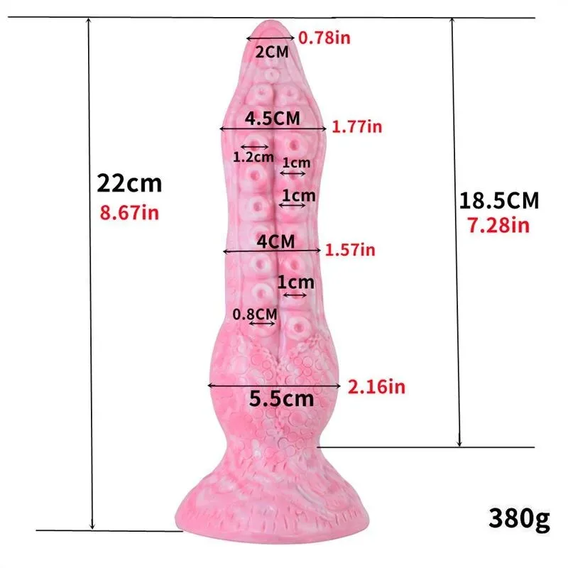 8.5 Inch Pink Octopus Tentacle Dildo Fantasy SexToy 1 8.5 Inch Pink Octopus Tentacle Dildo Fantasy SexToy 1