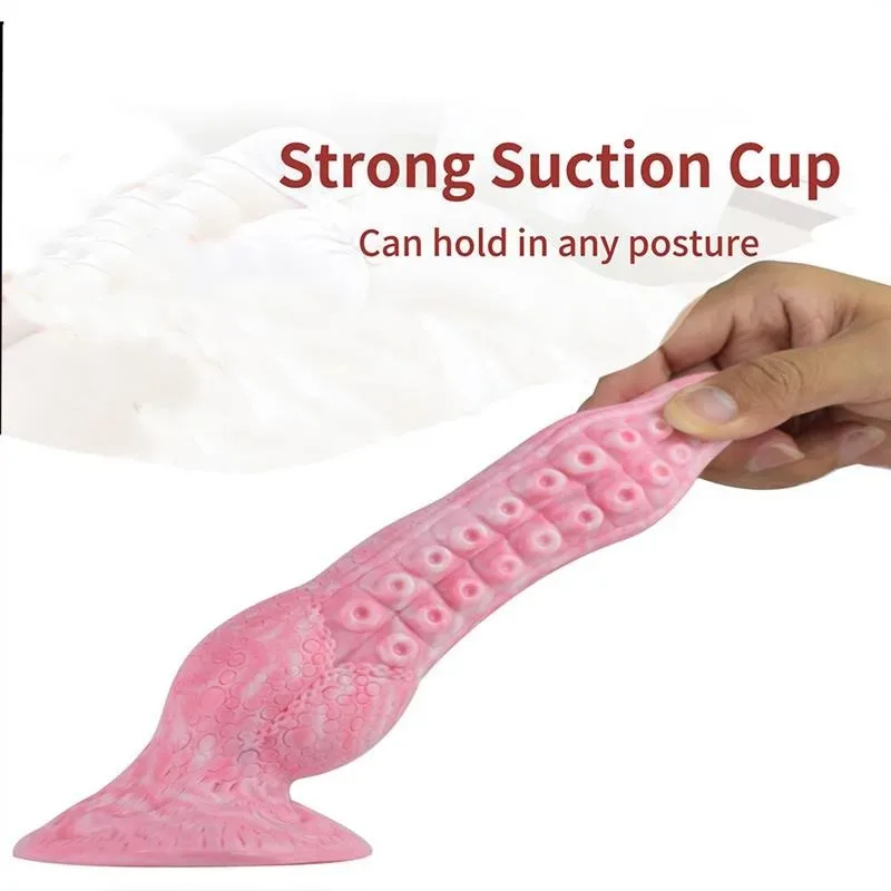 8.5 Inch Pink Octopus Tentacle Dildo Fantasy SexToy 4 8.5 Inch Pink Octopus Tentacle Dildo Fantasy SexToy 4