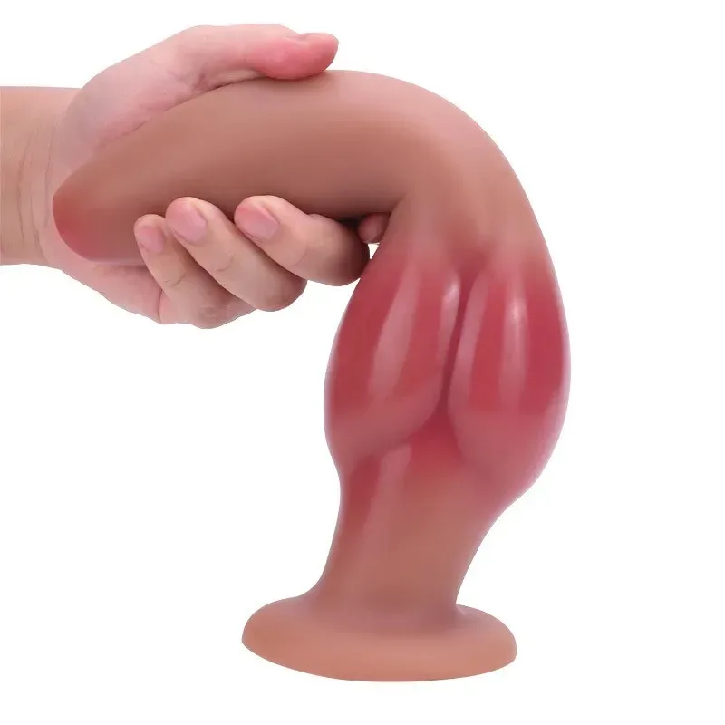 8.5/10/11.5/12.5 Inch Four Sizes Dildo with Knot Uncut Anal Plug 3 8.5/10/11.5/12.5 Inch Four Sizes Dildo with Knot Uncut Anal Plug 3