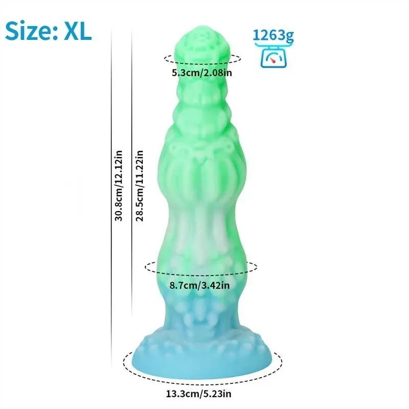 8/9.5/10.5/12/14 Inch Big Knot Animal Dildo Unique Sex Toy 4 8/9.5/10.5/12/14 Inch Big Knot Animal Dildo Unique Sex Toy 4