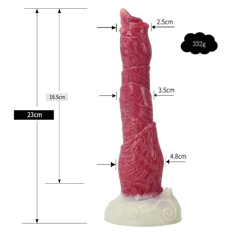 9 Inch Slim Ejaculating Fantasy Animal Shaped Dildo Exotic Sex Toy 1 9 Inch Slim Ejaculating Fantasy Animal Shaped Dildo Exotic Sex Toy 1