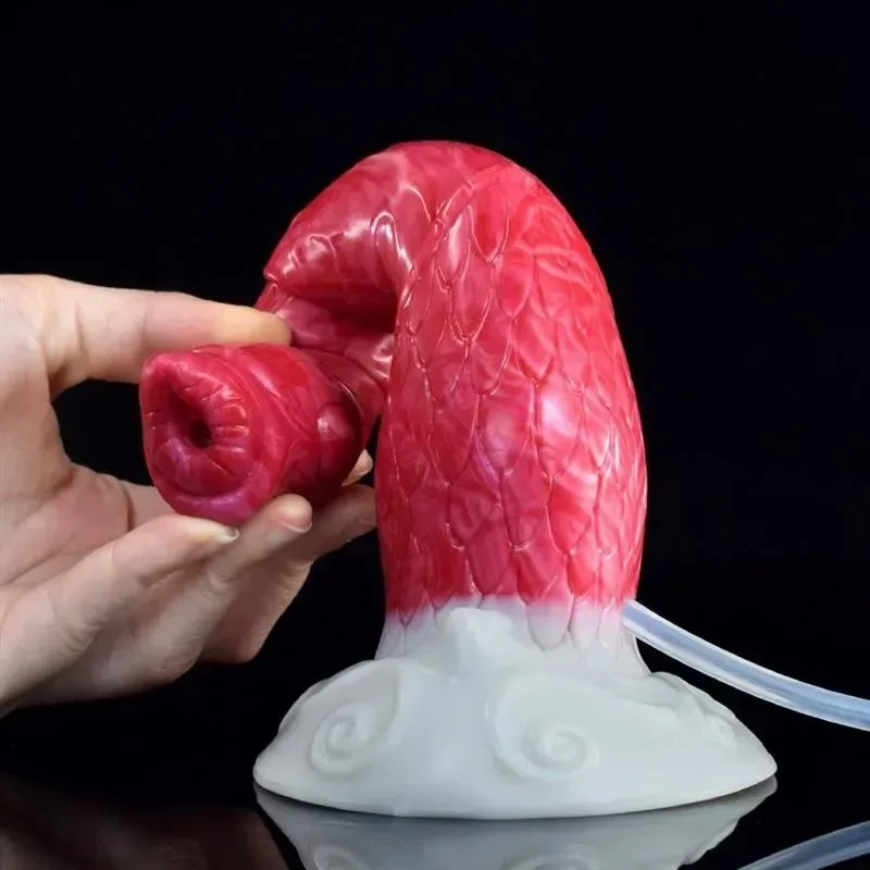 9 Inch Slim Ejaculating Fantasy Animal Shaped Dildo Exotic Sex Toy 3 9 Inch Slim Ejaculating Fantasy Animal Shaped Dildo Exotic Sex Toy 3