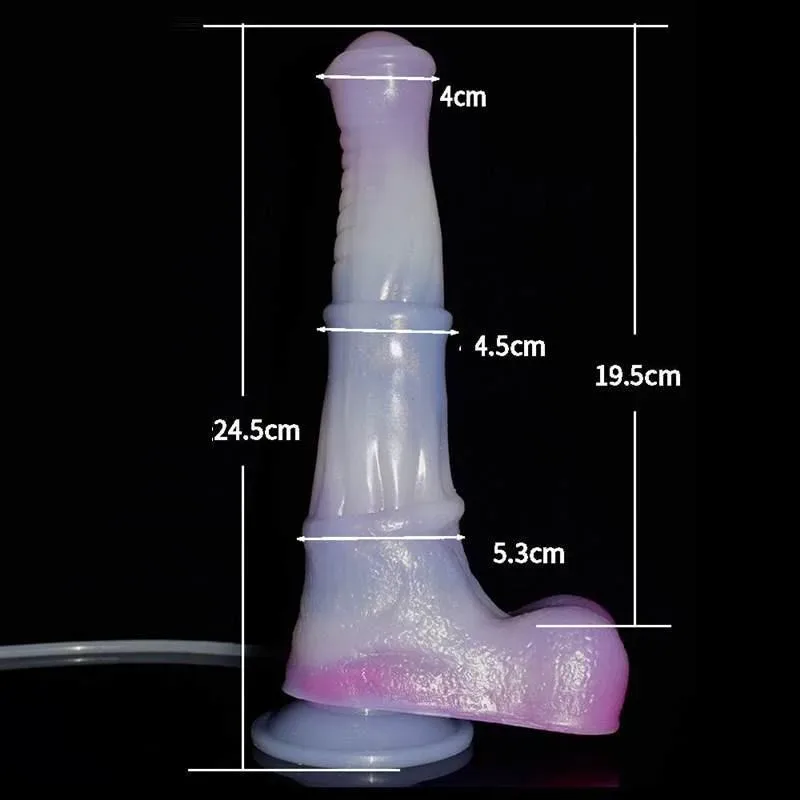 9.5 Inch Ejaculating Pony Dildo Squirting Horse Penis Cock 1 9.5 Inch Ejaculating Pony Dildo Squirting Horse Penis Cock 1