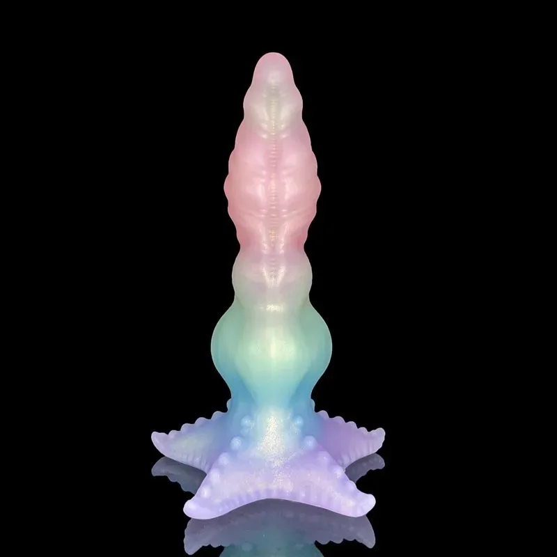 9.5 Inch Fantasy Tentacle Dildo With Thick Knot Sea Creature Cock 4 9.5 Inch Fantasy Tentacle Dildo With Thick Knot Sea Creature Cock 4
