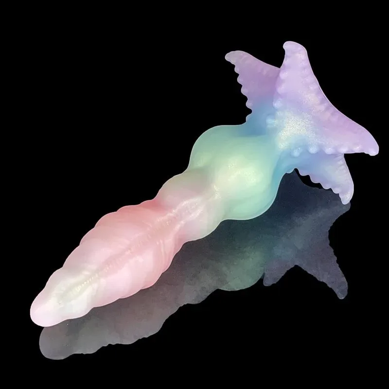 9.5 Inch Fantasy Tentacle Dildo With Thick Knot Sea Creature Cock 7 9.5 Inch Fantasy Tentacle Dildo With Thick Knot Sea Creature Cock 7
