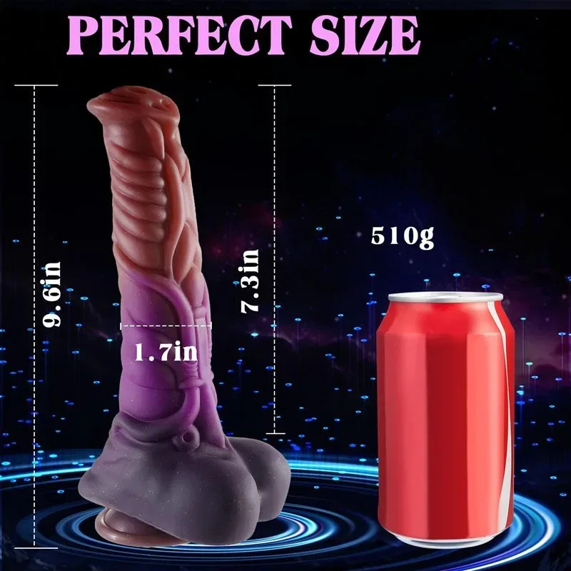 9.5 Inch Fat Fantasy Horse Cock Dildo Suction Cup Equine Sex Toy 1 9.5 Inch Fat Fantasy Horse Cock Dildo Suction Cup Equine Sex Toy 1
