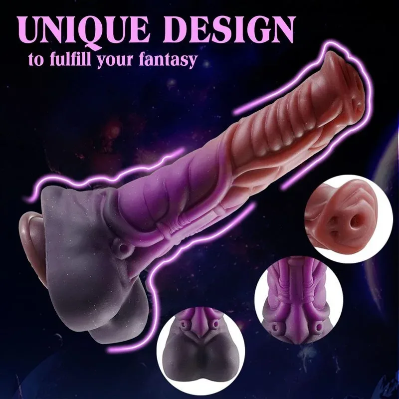 9.5 Inch Fat Fantasy Horse Cock Dildo Suction Cup Equine Sex Toy 2 9.5 Inch Fat Fantasy Horse Cock Dildo Suction Cup Equine Sex Toy 2