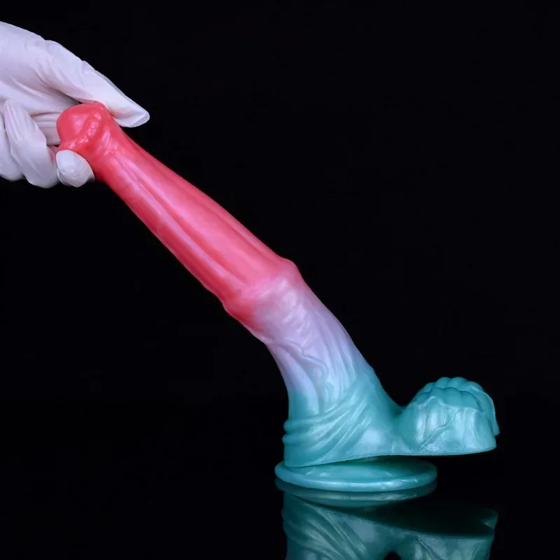9.5 Inch Long Soft Horse Penis Dildo Fantasy Sex Toy 7 9.5 Inch Long Soft Horse Penis Dildo Fantasy Sex Toy 7