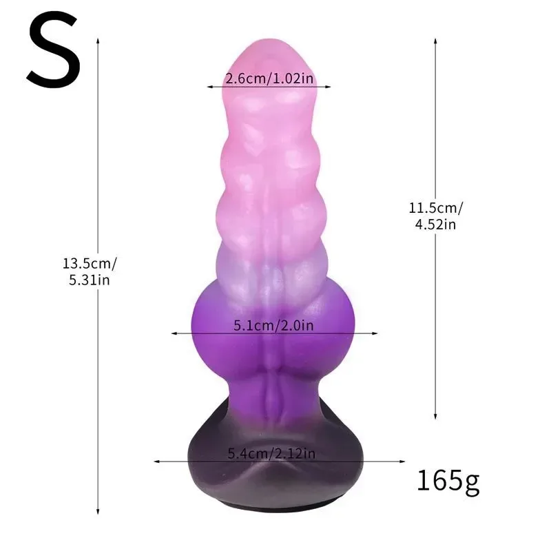 5.3/6.3/7.3 Inch Big Knot Anal Dildo Wearable Fantasy Butt Plug 1 5.3/6.3/7.3 Inch Big Knot Anal Dildo Wearable Fantasy Butt Plug 1