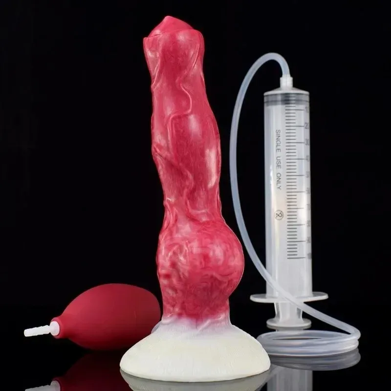 8 Inch Ejaculating Dildo with Knot Squirting Sex toy 3 8 Inch Ejaculating Dildo with Knot Squirting Sex toy 3