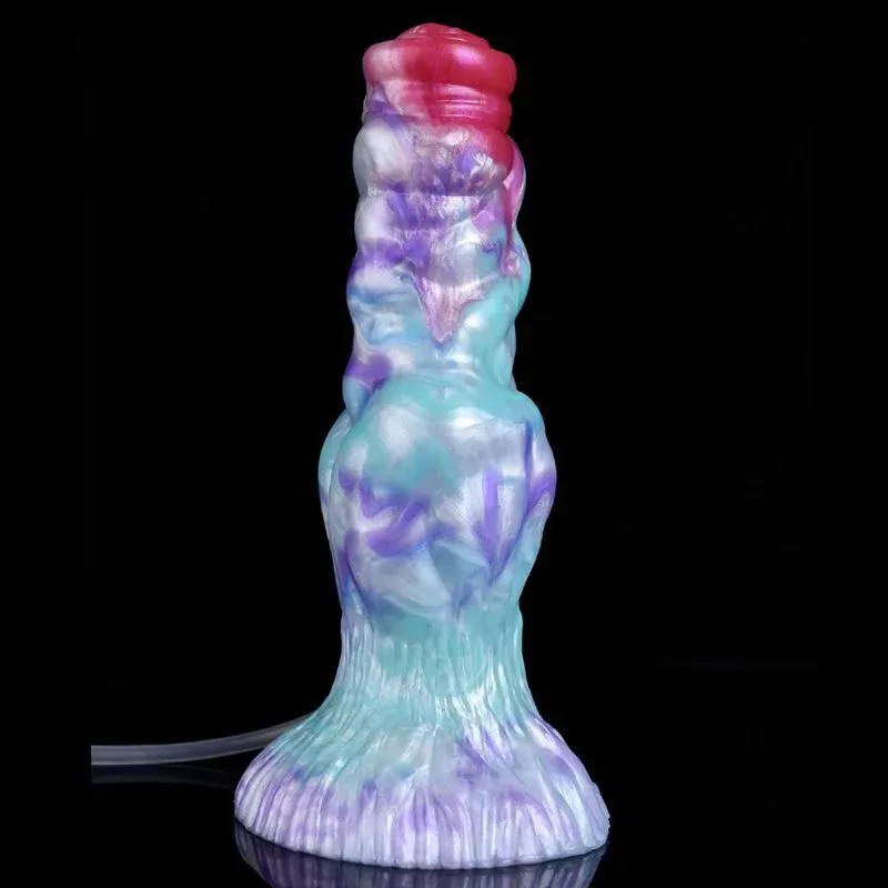 7.5 Inch Ejaculating Dog Dildo Big Knot Squirting Werewolf Penis 6 7.5 Inch Ejaculating Dog Dildo Big Knot Squirting Werewolf Penis 6