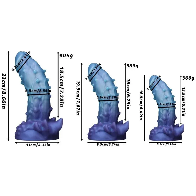 6.5/7.5/8.5 Inch Fantasy Beaded Exotic Dildo Fat Monster Cock 1 6.5/7.5/8.5 Inch Fantasy Beaded Exotic Dildo Fat Monster Cock 1