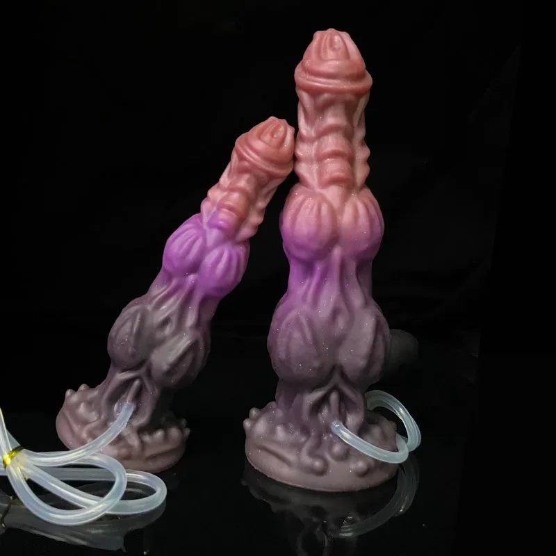 8/9.5/11 Inch Fantasy Double Knot Dragon Squirting Dildo Sex Toy 4 8/9.5/11 Inch Fantasy Double Knot Dragon Squirting Dildo Sex Toy 4