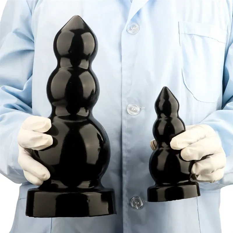 4/6/8/10.5 Inch Gourds Shape PVC Anal Dildo Plug 4 4/6/8/10.5 Inch Gourds Shape PVC Anal Dildo Plug 4