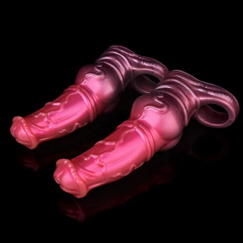 6.2/7 IN Big Horse Knot Cock Sleeve Soft Silicone Animal Penis Extension 7 6.2/7 IN Big Horse Knot Cock Sleeve Soft Silicone Animal Penis Extension 7