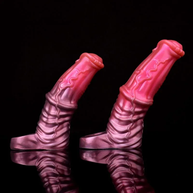 6.1/6.9 IN Horse Cock Sleeve Soft Silicone Animal Penis Sheath 3 6.1/6.9 IN Horse Cock Sleeve Soft Silicone Animal Penis Sheath 3