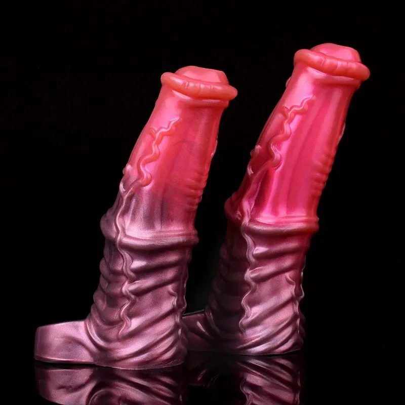 6.1/6.9 IN Horse Cock Sleeve Soft Silicone Animal Penis Sheath 5 6.1/6.9 IN Horse Cock Sleeve Soft Silicone Animal Penis Sheath 5