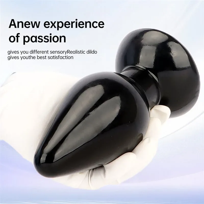 4/5/6.5 Inch Short Fat Tapered PVC Anal Plug 3 4/5/6.5 Inch Short Fat Tapered PVC Anal Plug 3