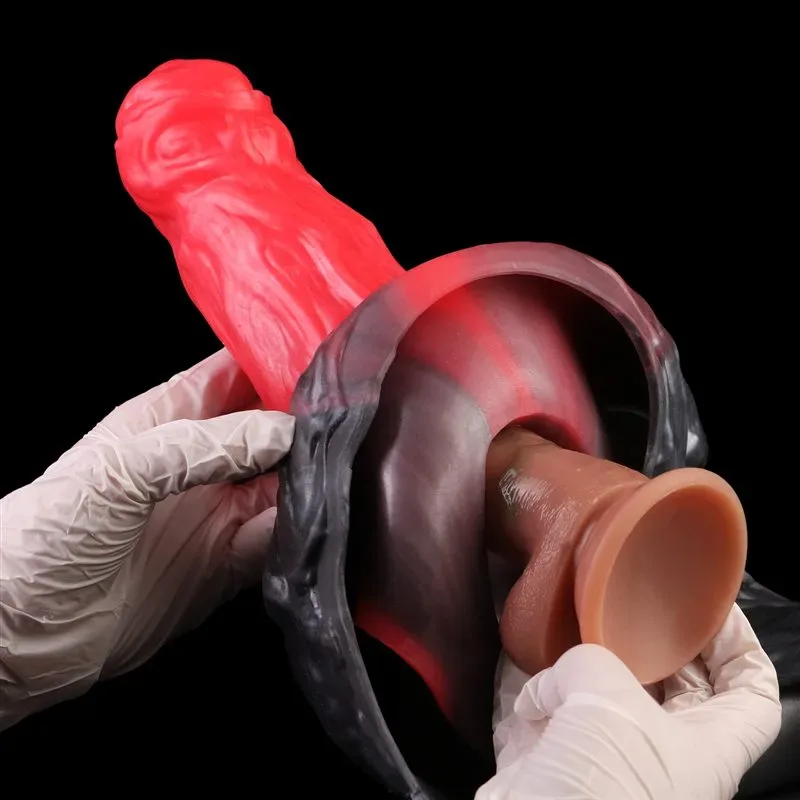 Fantasy Textured Penis Pants Wearable Silicone Hollow Dildo Sleeve 9 Fantasy Textured Penis Pants Wearable Silicone Hollow Dildo Sleeve 9