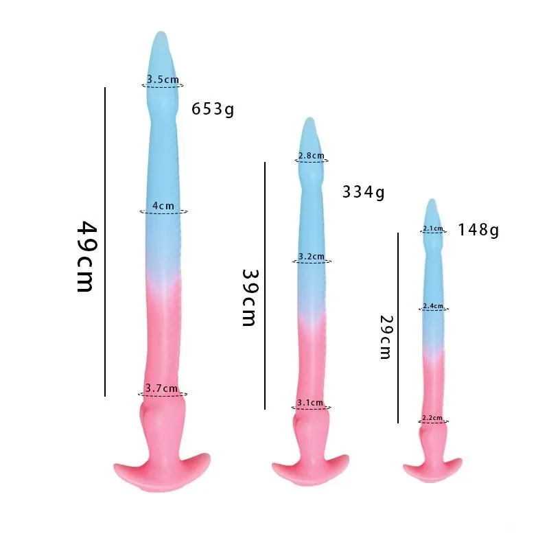 11.5/15/19 Inch Long Slim Octopus Tentacle Anal Stretching Dildo 1 11.5/15/19 Inch Long Slim Octopus Tentacle Anal Stretching Dildo 1