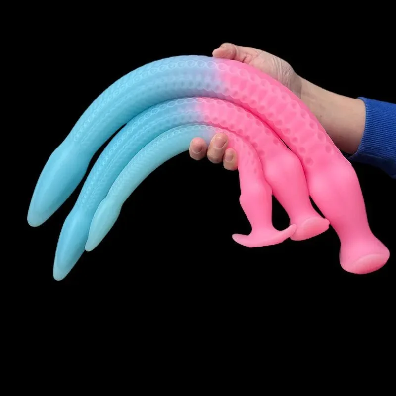11.5/15/19 Inch Long Slim Octopus Tentacle Anal Stretching Dildo 4 11.5/15/19 Inch Long Slim Octopus Tentacle Anal Stretching Dildo 4