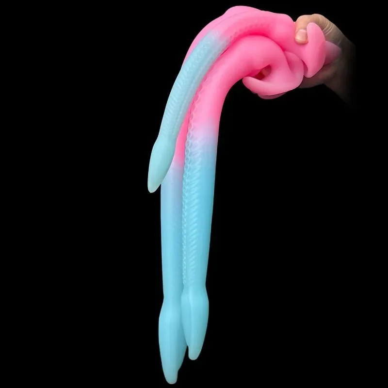 11.5/15/19 Inch Long Slim Octopus Tentacle Anal Stretching Dildo 3 11.5/15/19 Inch Long Slim Octopus Tentacle Anal Stretching Dildo 3