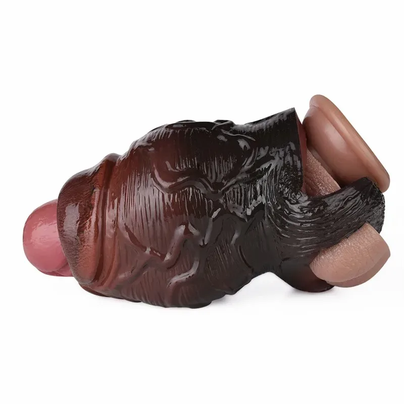 5 Inch Penis Sleeve Big Girthy Soft Silicone Cock Extender 3 5 Inch Penis Sleeve Big Girthy Soft Silicone Cock Extender 3