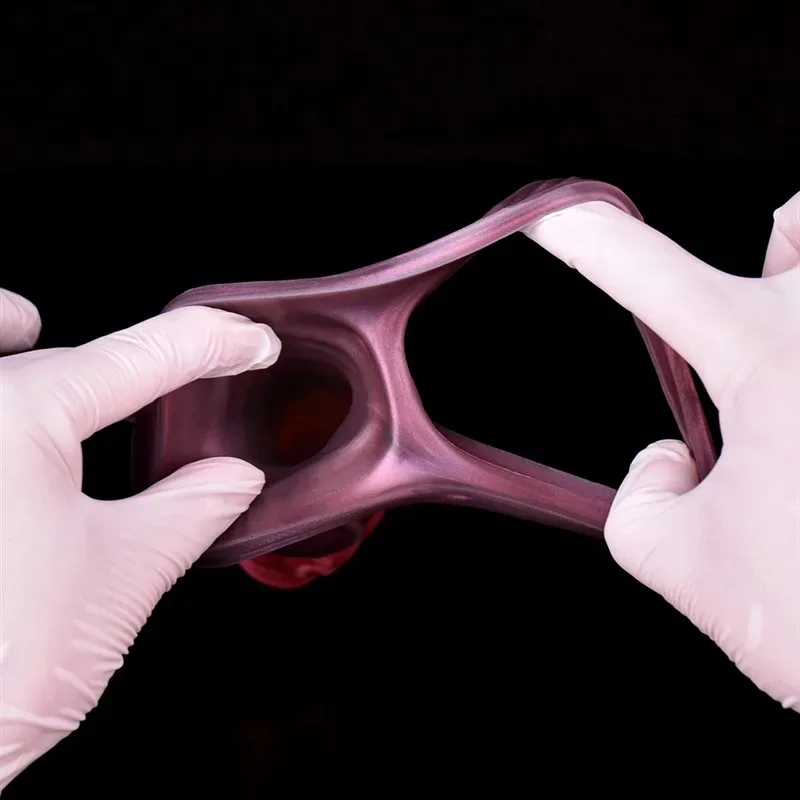 6.1/7 IN Dog Penile Sheath Soft Silicone Knotted Animal Cock Sleeve 10 6.1/7 IN Dog Penile Sheath Soft Silicone Knotted Animal Cock Sleeve 10