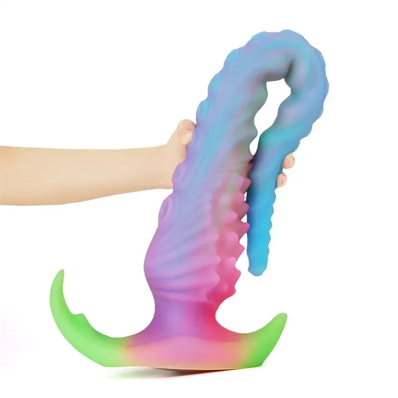 13.5/17.5/22.5 Inch Super Long Soft Glow-In-The-Dark Tentacle Anal Dildo 5 13.5/17.5/22.5 Inch Super Long Soft Glow-In-The-Dark Tentacle Anal Dildo 5