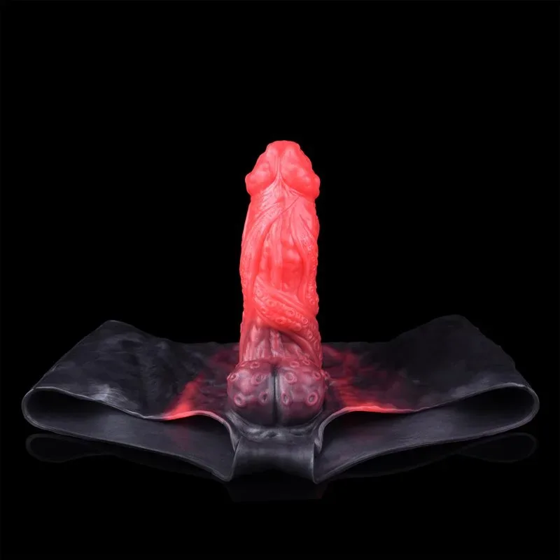 Wearable Fantasy Tentacle Hollow Dildo Sleeve Soft Silicone Penis Pants 4 Wearable Fantasy Tentacle Hollow Dildo Sleeve Soft Silicone Penis Pants 4