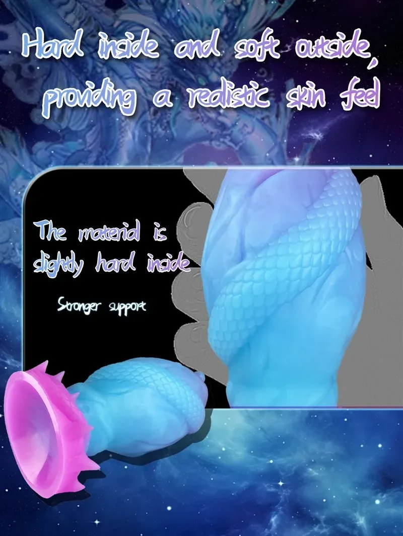 4/6/7.5 Inch Thickness Real Skin Feel Luminous Dragon Egg Butt Plug 5 4/6/7.5 Inch Thickness Real Skin Feel Luminous Dragon Egg Butt Plug 5