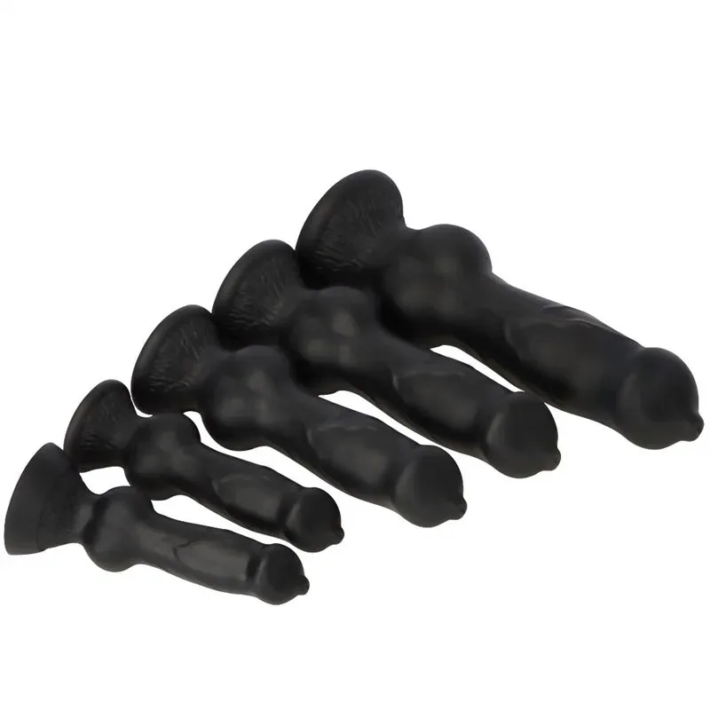 7/7.5/9.5/10/13 Inch Black Knotted Dog Dildo Big Animal Penis 2 7/7.5/9.5/10/13 Inch Black Knotted Dog Dildo Big Animal Penis 2
