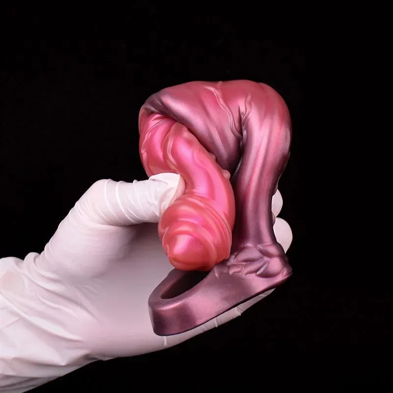 6.2/6.8 IN Knot Cock Sheath Soft Silicone Penis Extension 10 6.2/6.8 IN Knot Cock Sheath Soft Silicone Penis Extension 10