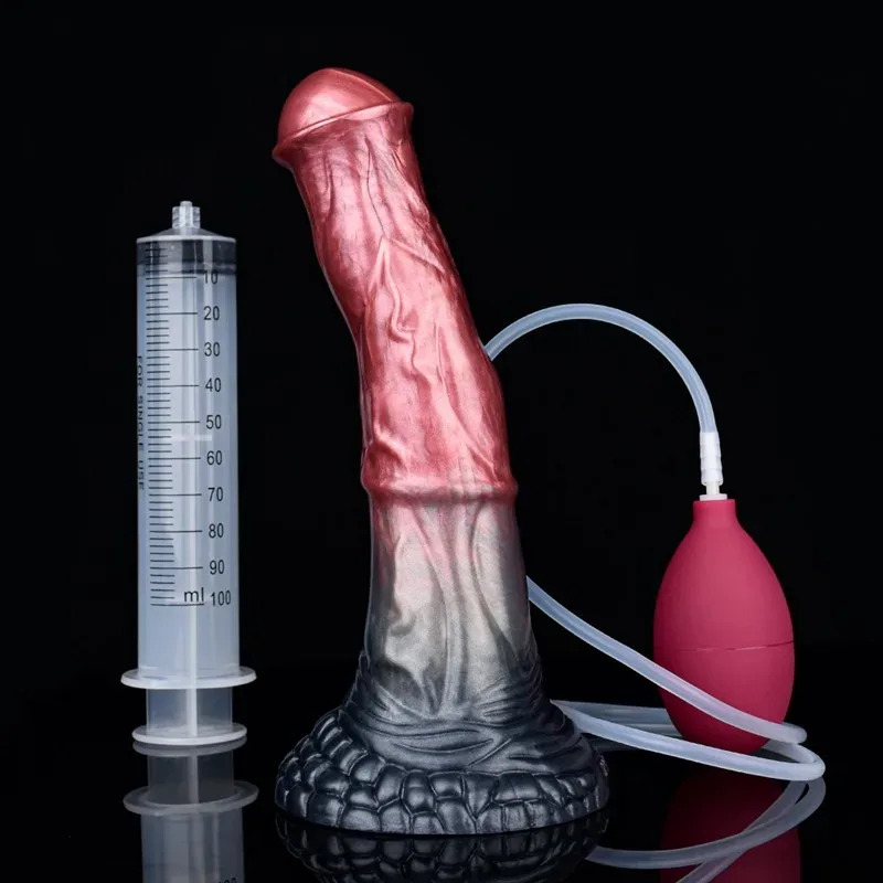 8.5 Inch Ejaculating Horse Animal Dildo Squirting Sex toy 2 8.5 Inch Ejaculating Horse Animal Dildo Squirting Sex toy 2