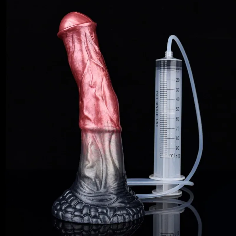 8.5 Inch Ejaculating Horse Animal Dildo Squirting Sex toy 3 8.5 Inch Ejaculating Horse Animal Dildo Squirting Sex toy 3