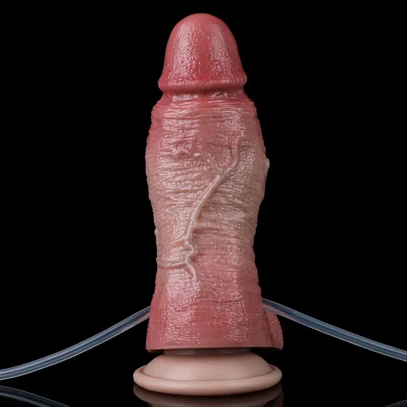 7.5 IN Ejaculating and Inflatable Fat Best Realistic Dildo 5 7.5 IN Ejaculating and Inflatable Fat Best Realistic Dildo 5