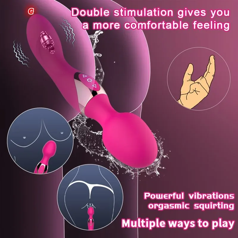 10 Speeds Double Stimulation Magic Wand Massager 3 10 Speeds Double Stimulation Magic Wand Massager 3
