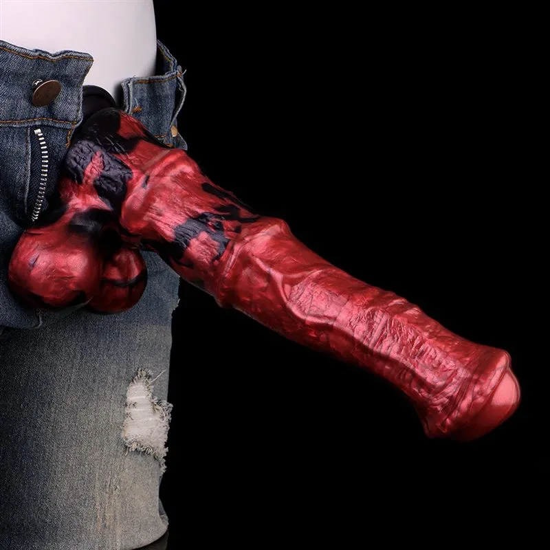 11 Inch Realistic Horse penis dildo Big Fantasy Silicone Adult Toy 3 11 Inch Realistic Horse penis dildo Big Fantasy Silicone Adult Toy 3