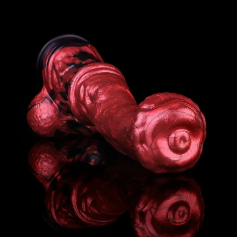 10.8 Inch Big Horse Cock Dildo Soft Silicone Animal Penis 9 10.8 Inch Big Horse Cock Dildo Soft Silicone Animal Penis 9