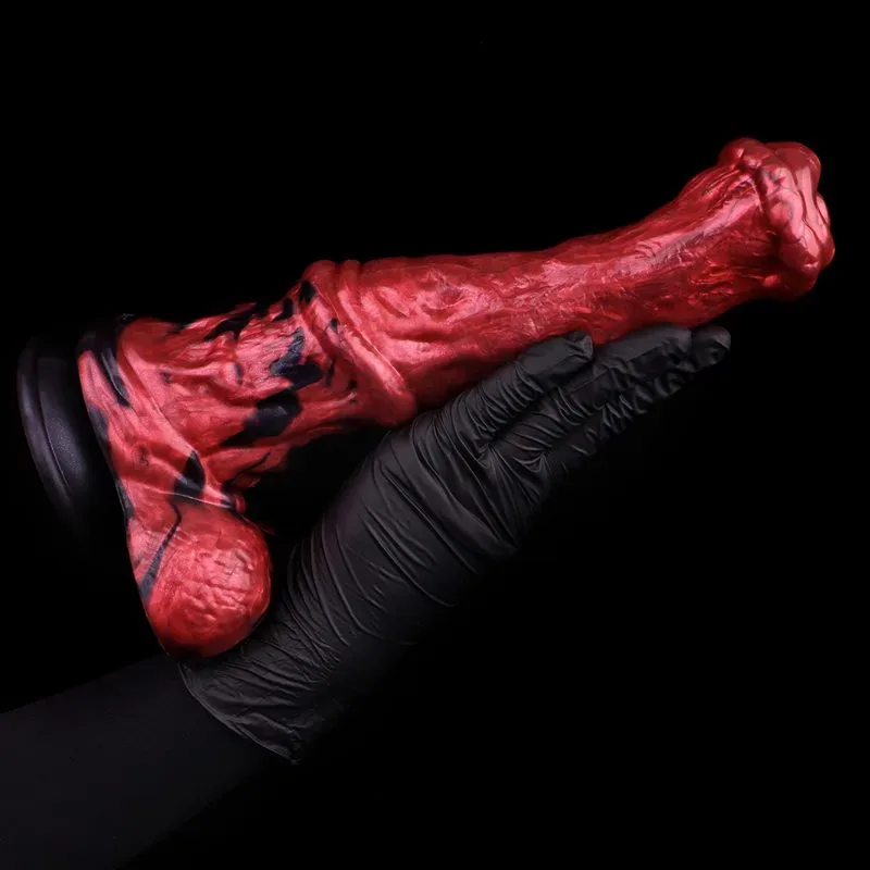 10.8 Inch Big Horse Cock Dildo Soft Silicone Animal Penis 4 10.8 Inch Big Horse Cock Dildo Soft Silicone Animal Penis 4