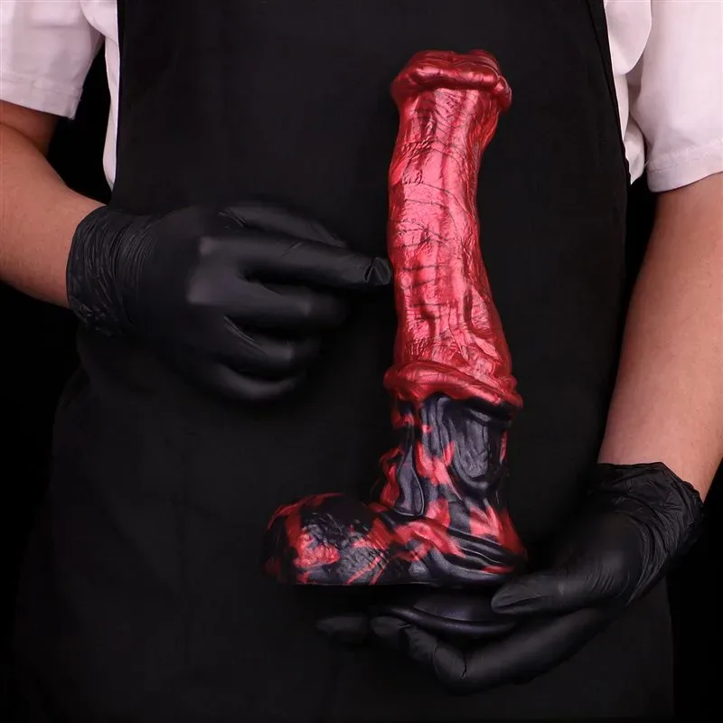 10.8 Inch Big Horse Cock Dildo Soft Silicone Animal Penis 2 10.8 Inch Big Horse Cock Dildo Soft Silicone Animal Penis 2